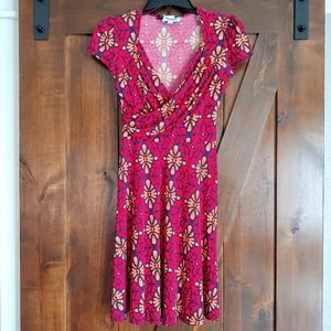 Leota Wrap Front Dress Petite XS
